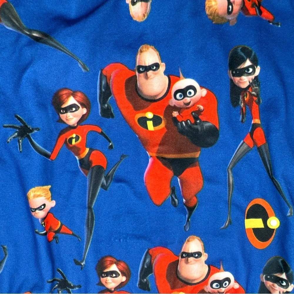 Disney Pixar The Incredibles Crazy Boxer Briefs Mens Small Underwear Blue Gift